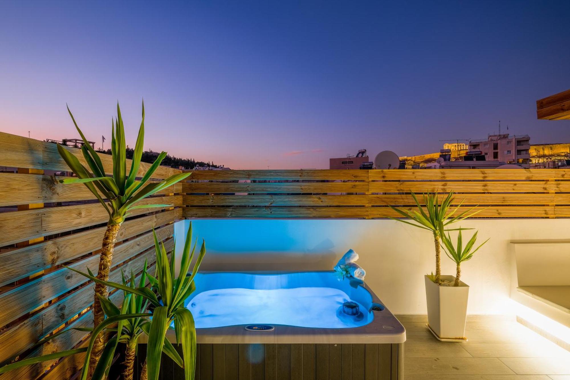 Acropolis View With Jacuzzi Leilighet Athen Eksteriør bilde